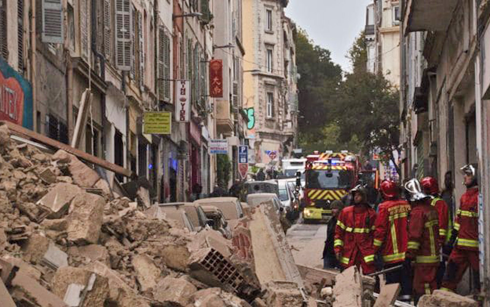 Effondrements de la rue d’Aubagne Marseille